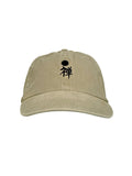Gorra Bordada Beige Washed